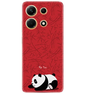 Infınix Note 30 Kılıf Resimli Desenli Silikon Platinium Series Sleeping Panda 1810