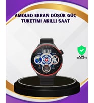 Dokunmatik Akıllı Saat Kablosuz Şarj Amoled Ekran