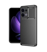 Reno 13 Pro Kılıf Auto Fus Karbon Kapak - Siyah