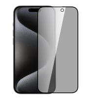ALLY İPhone 15 3D Full Privacy Gizlilik Cam Ekran Koruyucu Anti-Spy-(5775) - HPSBYI4028-1108