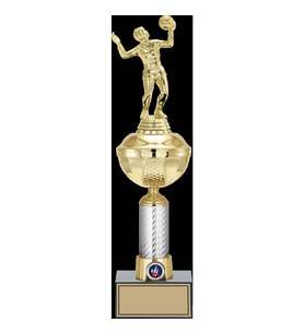 ODAK KUPA - Figürlü Kupalar - Voleybol Kadın Figürlü Kupalar FG-057 C - 41 cm