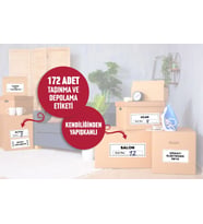 Adet Yapışkanlı Koli Etiketi Kırılabilir Etiketleri Ve Depolama Ev Taşıma Ve Taşınma Malzemeleri