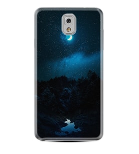 Samsung Note 3 4 5 8 9 20 Ultra 10 Lite Kılıf Desenli Silikon Gece 1633