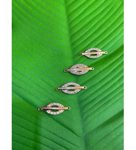 3X1 CM 4 LÜ ZİRKON TAŞLI TAKI ÇANTA GİYİM AKSESUARI