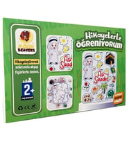 Moon Beavers Hikayelerle Öğreniyorum Ahşap 13 Parça