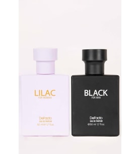 DEFACTO ERKEK BLACK & KADIN LİLAC 2'Lİ SET PARFÜM 50 ML