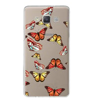 PrintiFy Samsung Galaxy A5 2015 ile Uyumlu 1mm Slim Fit Water Color 2 Baskılı Şeffaf  Kılıf