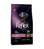 Reflex Plus Yüksek Aktiviteli Dana Etli Yetişkin Köpek Maması 3 Kg