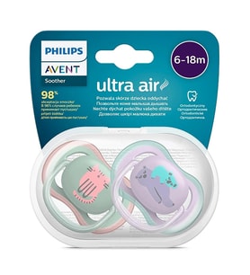 Philips Avent Scf085/18 Ultra Air Emzik 6-18 Ay 2li Kız