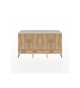 Kronos Konsol 6 Raflı 3 Çekmeceli 4 Kapaklı 176x59x99 Aytaşı-Çam