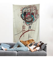 Jean-Michel Basquiat - İsimsiz Duvar Örtüsü - Untitled-7441