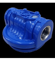 Su Arıtma ve Yumuşatma Cihazı Filtre Housing Kafası 3/4" İnç (Siyah - Beyaz)
