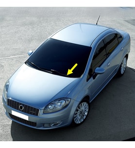 Fiat Linea 2007-2018 Ön Cam Sol Sürücü Tarafı Silecek Silgi Kolu (Siyah)