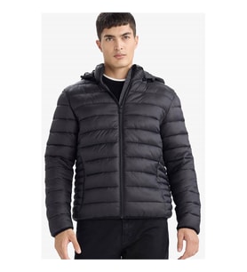 Defacto Su İtici Slim Fıt Siyah Erkek Mont N4661AZ/BK27