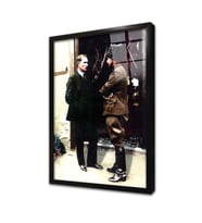 Renkli Atatürk Çerçeveli Cam Tablo