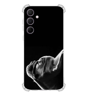 PrintiFy Samsung Galaxy A35 Uyumlu Köpek 1 Baskılı Şeffaf Köşe Korumalı Antişok Kılıf