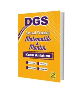 Tasarı Yayınları DGS Performans Sayısal Yetenek Matematik Mantık Konu Anlatımı