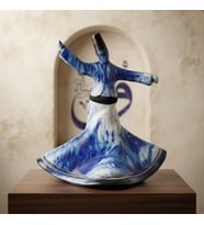Seramik Dekoratif Semazen Biblo 22 CM