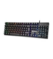 Gamebooster G76K Attack Usb Kablolu Işıklı Semi Mechanical Oyuncu Q Klavye Siyah