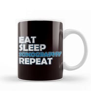 Eat Sleep Sonography Sonographer Ultrasound Echography Kupa Bardak Porselen