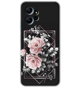 Redmi Note 12 4G Kılıf HD Desen Baskılı Kılıf - Retro Çiçek 1