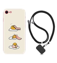 Apple iPhone 5 6 7 8 Plus Se XR Kılıf Boyun Askılı Silikon Sweety Egg 1322