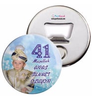Sünnet 41 Kere Maşallah Nazar Boncuklu Açacaklı Magnet