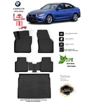 Bmw 3 Serisi F30 2018 Araca Özel 3D Paspas Ve 3D Bagaj Havuzu