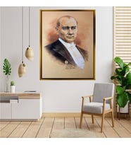 ÇERÇEVELİ ATATÜRK TABLO S643