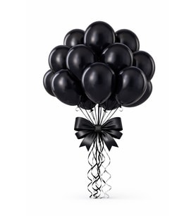 Beysüs Siyah Lateks Balon 20 adet 12inç