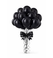 Beysüs Siyah Lateks Balon 20 adet 12inç