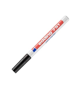 Edding Markör Boya Dekor Kalemi 1-2 Mm Siyah Yuvarlak Uçlu (10 Lu Paket)