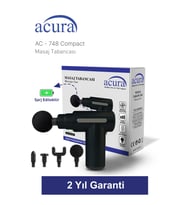 Acura AC-748 Compact 6 Kademeli 4 Başlıklı Masaj Tabancası