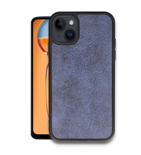 İphone 15 Kılıf Aras Deri Kapak - Lacivert