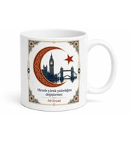 İngiltere Gurbetçisine Özel Memleket Temalı Baskılı Kupa Bardak Hediye