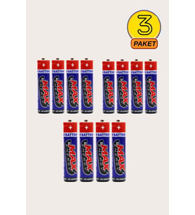 Zersan Max Energy Max-0637 Pvc Ince Pil Kalem Pil Kumanda Pili