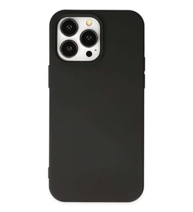 iPhone 14 Pro Kılıf Nano içi Kadife Silikon - Siyah