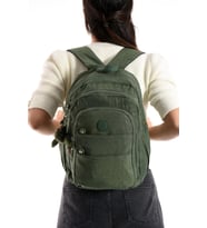 Ultra Hafif Çok Cepli Orta Boy Sırt Çantası Unisex Yeşil (Model: 571-4C)