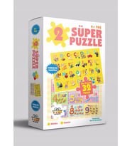 2 Süper Puzzle - Alfabe - Sayılar 4+ Yaş