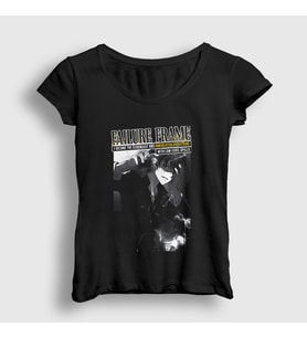 Presmono Kadın Siyah Mimori Touka Anime Failure Frame T-Shirt 454812tt