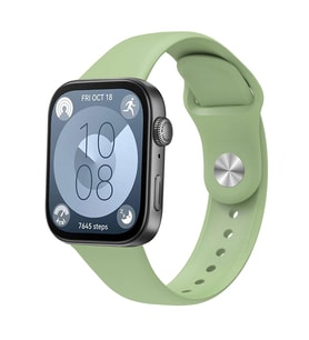 Lexroo Huawei Watch Fit 3 KRD-11 22mm Silikon Kordon - Yeşil