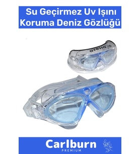 Premium Ayarlanabilir Kayış Su Geçirmez Uv Işın Koruma Yetişkin Plastik Antifog Kutulu Deniz Gözlüğü