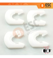 Peugeot 106 306 405 406 Citroen AX Saxo ZX XM 915953 İçin Kapı Kilit Sabitleme Agraf Tespit Klipsi
