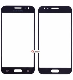 Samsung E7 SM-E700 Dokunmatik Okalı Ön Cam Lens Orjinal Kalite (Siyah)