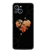 Reeder S23 Max Pro Kılıf Silikon Desen Özel Seri Plane Heart 1721