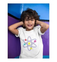 Unisex Pacman Baskılı Oyun Çocuk Tişört (1-12 YAŞ)