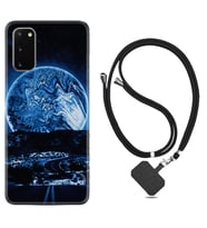 Samsung A02S A03S A10 A12 A13 A21S A22 Kılıf Boyun Askılı Silikon Mavi Gece 1605