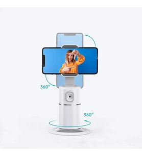 Monozone Yüz İzleme Gimbal 360° Vücut İzleme Telefon Tutucu Vlog Canlı Telefon Selfie AI Yapay Zeka Destekli Telefon Gimbali