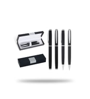 Bood Design Metal Roller & Tükenmez Kalem Seti (Siyah)