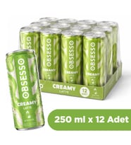 Obsesso Creamy Antep Fıstığı Latte 250 ml x 12 Adet